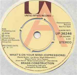 Brass Construction - What's On Your Mind (Expressions)