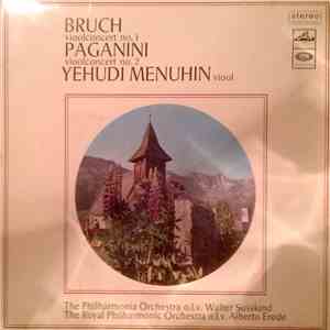 Bruch, Paganini, Yehudi Menuhin, The Philharmonia Orchestra O.L.V. Walter S ...
