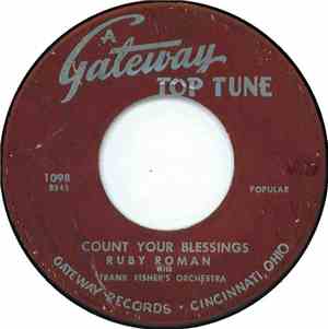 Ruby Roman, Tony Ross  With Frank Fisher's Orchestra - Count Your Blessings ...