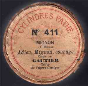 Gautier - Mignon : Adieu, Mignon, Courage