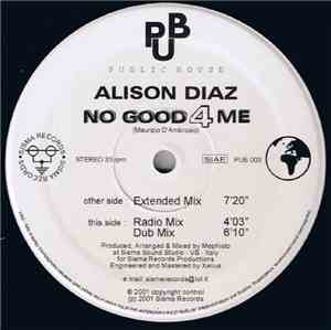 Alison Diaz - No Good 4 Me