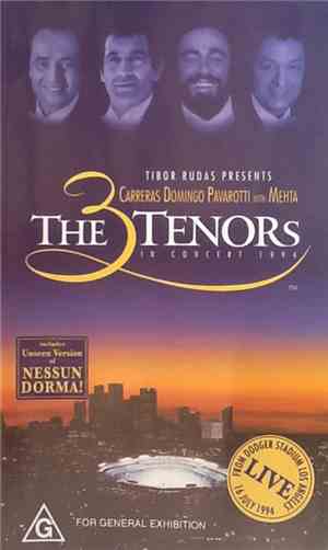Carreras, Domingo, Pavarotti With Mehta - Tibor Rudas Presents The 3 Tenors ...