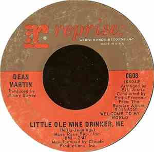 Dean Martin - Little Ole Wine Drinker, Me / I Can't Help Remembering You