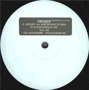 Oblique  - Species