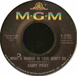 Sandy Posey - What A Women In Love Won't Do / Shattered