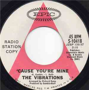 The Vibrations -  'Cause You're Mine / I Took An Overdose