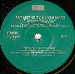 Pat Metheny & Lyle Mays - It's For You (Edit)