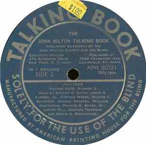 Various - The John Milton Talking Book Volume XVIII, Number 3