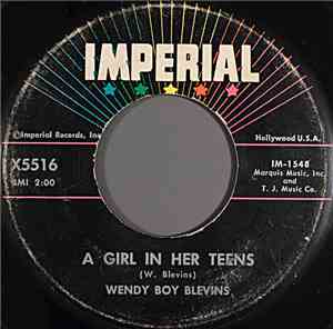 Wendy Boy Blevins - A Girl In Her Teens