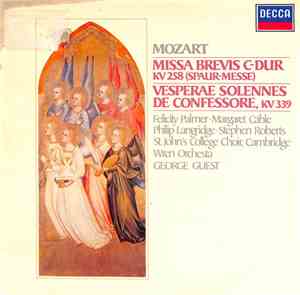 Mozart - Felicity Palmer, Margaret Cable, Philip Langridge, Stephen Roberts ...