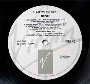 Devo - Q: Are We Not Men? A: We Are Devo!