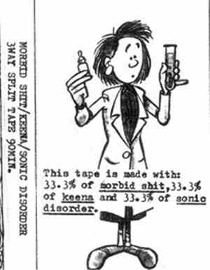 Morbid Shit / Keena / Sonic Disorder - 3 Way Split Tape