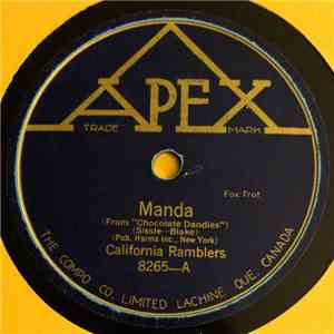 California Ramblers / Ben Selvin's Orchestra - Manda / Me And The Boy Frien ...