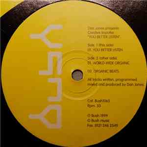 Dan Jones Presents Creative Impulse - You Better Listen