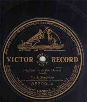 Mark Sheridan  / Unknown Artist - Nightmare In The Desert / The Conundrum—W ...