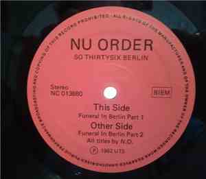New Order - New Order Were Joy Divsion 27. Mai SO 36