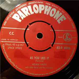 Adam Faith With John Barry And His Orchestra - As You Like It