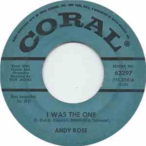 Andy Rose  - I Was The One / The Bootie Green