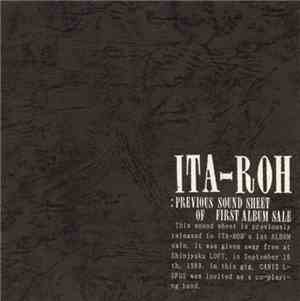 Ita-roh - Previous Sound Sheet Of First Album Sale