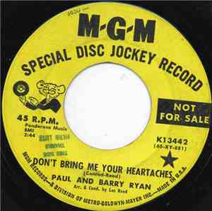 Paul & Barry Ryan - Don't Bring Me Your Heartaches