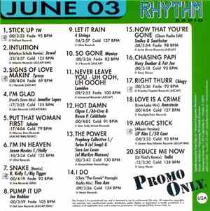 Various - Promo Only Rhythm Radio: June 2003