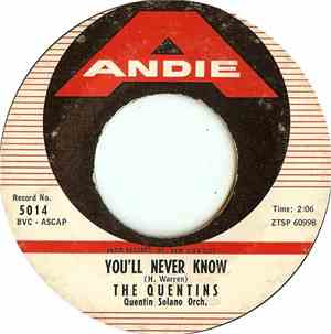 The Quentins  - You'll Never Know