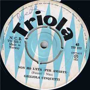 Gigliola Cinquetti - Non Ho L'Eta