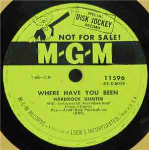 Hardrock Gunter - Where Have You Been / Sunday Angel