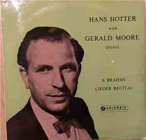 Johannes Brahms - Hans Hotter with Gerald Moore - A Brahms Lieder Recital