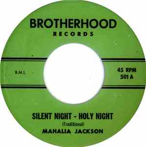 Mahalia Jackson / Edwin Hawkins Singers - Silent Night - Holy Night / White ...
