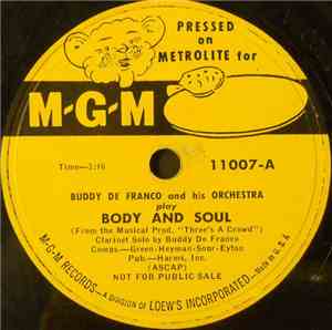 Buddy De Franco And His Orchestra - Body And Soul