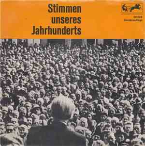 Various - Stimmen Unseres Jahrhunderts