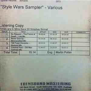 28 Days, NoKTuRNL, Machine Gun Fellatio, Motor Ace - Style Wars