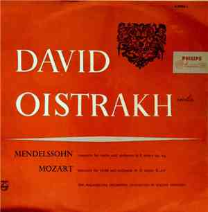 David Oistrakh - Mendelssohn, Mozart - The Philadelphia Orchestra, Eugene O ...