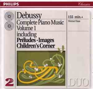 Debussy - Werner Haas - Complete Piano Music Volume 1