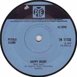 Petula Clark - Happy Heart / Love Is The Only Thing