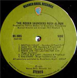 Roger Saunders - The Roger Saunders Rush Album