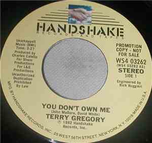 Terry Gregory - You Don't Own Me
