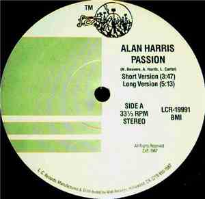 Alan Harris  - Passion / I'm A Lover