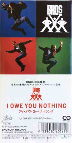 Bros - I Owe You Nothing