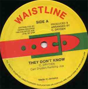 Carl Dryden / Ranking Joe - They Don't Know