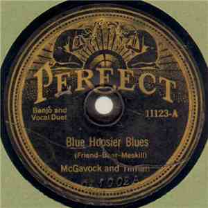 McGavock And Tilman  - Blue Hoosier Blues / Banjo Blues