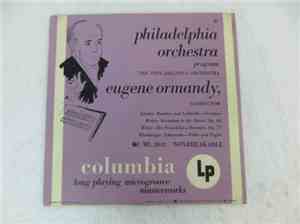 The Philadelphia Orchestra, Eugene Ormandy - A Philadelphia Orchestra Progr ...