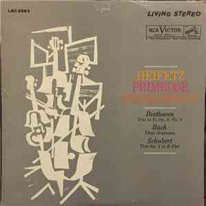 Heifetz, Primrose, Piatigorsky - Beethoven · Schubert — Trios · Bach — Sinf ...