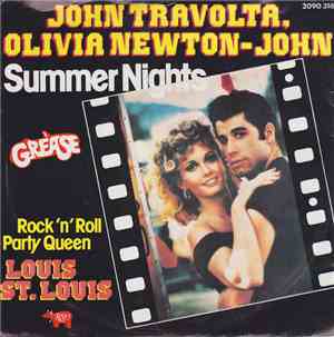 John Travolta & Olivia Newton-John / Louis St. Louis - Summer Nights / Rock ...