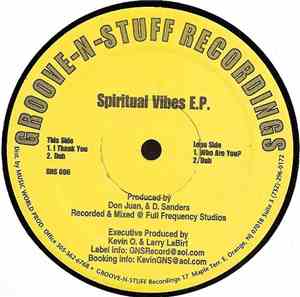 Don Juan & D. Sanders - Spiritual Vibes E.P.
