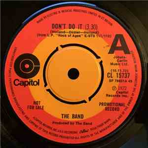 The Band - Don't Do It