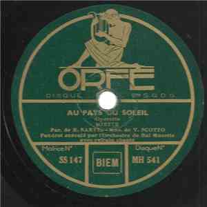 Unknown Artist - Au Pays Du Soleil / Sérénade D'amour