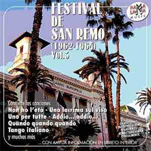 Various - Festival De San Remo (1962-1964) Vol.3