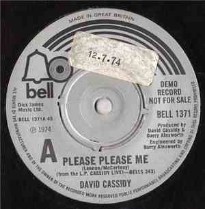David Cassidy - Please Please Me